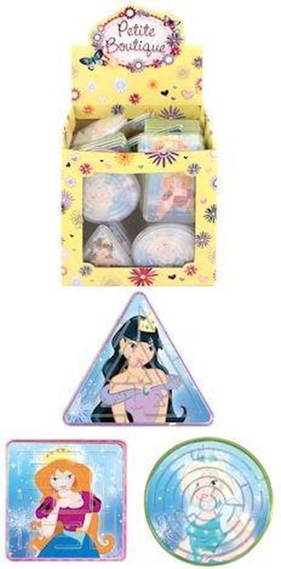 96 Stuks | Geduld Spelletjes Model: Ice Princess in Traktatiebox (Uitdeelcadeautjes)