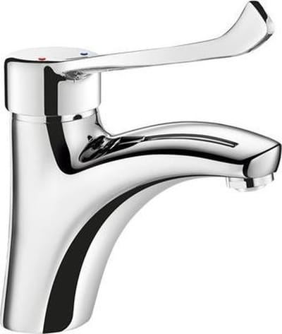 Wastafelmengkrn EP H.85 L.135 z. trekplug hygiën. hendel