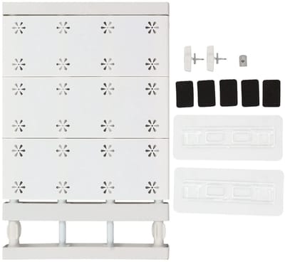 Dailygoods- Opbergrek Ruimtebesparend - Verstelbaar - Telescopisch - Kastspanningsplank - Organizer - 24cm Breedte - Kastplank