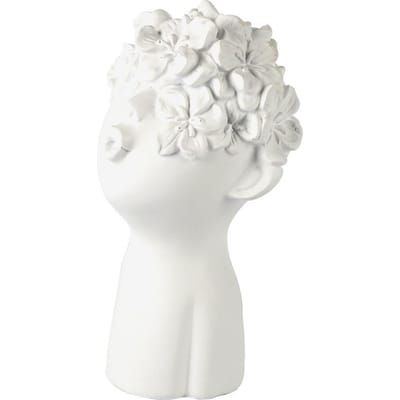 Moderne Kunst Abstracte Bloemblad Figuur Ornamenten Woonkamer Entree Modelkamer Zachte Decoratie Tafelblad Sculptuur Ambachten white