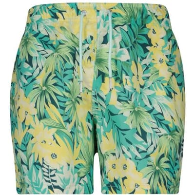 Gant Swim Short Vibrant Floral Pattern Tropic Blue / male