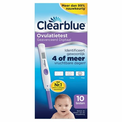 Clearblue Ovulatietestset Digitaal Geavanceerd 3 x 10 stuks