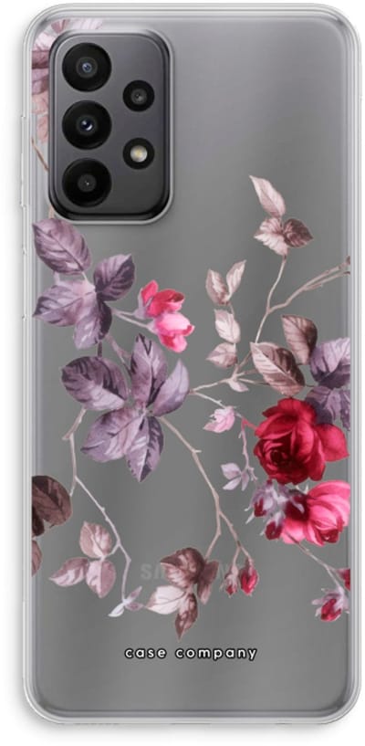 Case Company® - Hoesje geschikt voor Samsung Galaxy A23 hoesje - Mooie bloemen - Soft Cover Telefoonhoesje - Bescherming aan alle Kanten en Schermrand