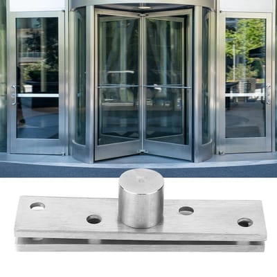 2 pièces Acier Inoxydable Charnière Rotative à 360 Degrés Charnière à Pivot Supérieure Inférieure Pièces de Quincaillerie Axe Neutre