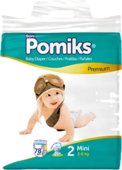 Pomiks Premium Luiers Maat 2 (3-6kg) 78stuks