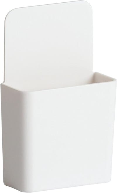 Afstandsbediening Houder - Wand Opberger - Ruimte Organiseren - Nagelvrije Installatie - 10.3 cm - Lichtgrijs