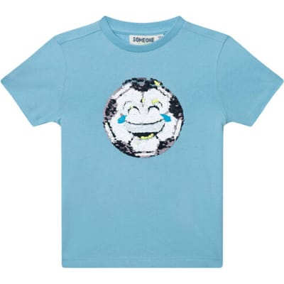 Someone DIRK-SB-02-L Jongens T-shirt - LIGHT BLUE