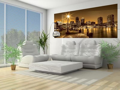 City Skyline Photo Wallcovering