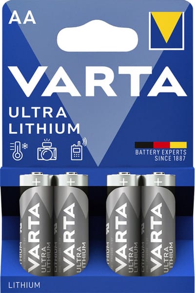 Varta Ultra Lithium AA Batterijen - 4 stuks