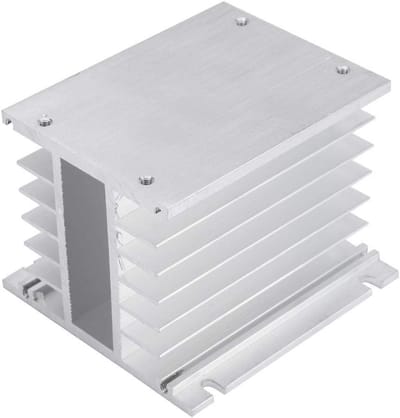 Driefasige Koellichaam - SSR Heatsink - Relais Koeling - Aluminium Constructie - 10x10x10 cm