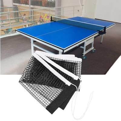 Tafeltennisnet, waterdicht, duurzaam, multifunctioneel, opvouwbaar tafeltennis vervangingsnet trainingsaccessoire voor binnen- en buitentafeltenniswedstrijden 180 x 15 cm (grijs)