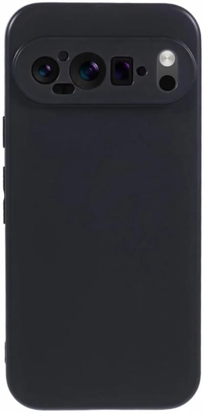 Zwart Dun TPU Hoesje Geschikt voor Google Pixel 9 / 9 Pro | Back Cover | Lichtgewicht | Ultra Dun | Flexibel | Zacht