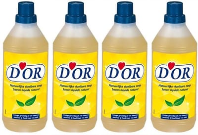 D'Or Natuurlijk Vloeibare Zeep (Voordeelverpakking) - 4 x 1 l