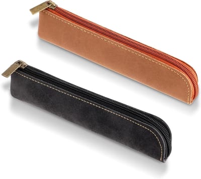 Elegante leren hoes voor smartphone in zwart en bruin - Bescherming, Stijl, Duurzaamheid