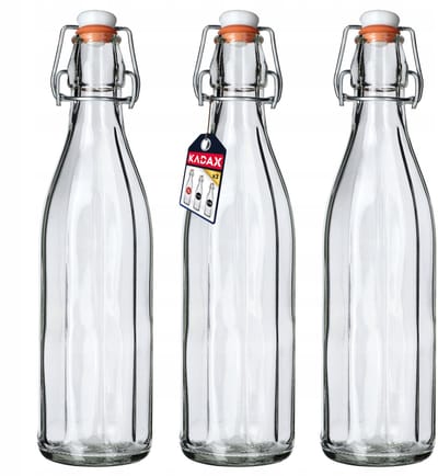 KADAX Flessen Costolata 1000ml 3 stuks