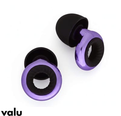 Valu Oordoppen – Earplugs – Festival Oordopjes – Oordoppen Slapen – Gehoorbescherming – Slapen – Focus – 27dB – Metallic Purple