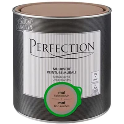 Perfection Ultradekkend Muurverf - Mat - Kalaharibruin - 2,5l