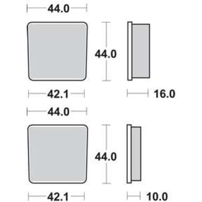 Remblokset TRW MCB506