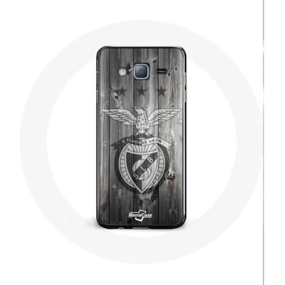 Samsung Galaxy J3 2016 hoesje slb benfica grijze achtergrond