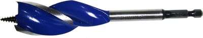 Boor Hout en Kunststof Set Blauwe Kleur Diverse Maten