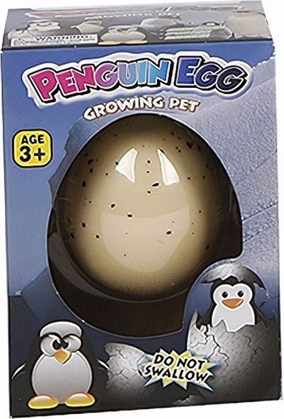Toys Amsterdam Magisch Groei Ei Pinguin 6 Cm Wit