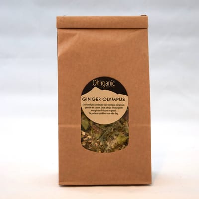 Oh!rganic - Ginger Olympus - Griekse bergthee met gember - BIO - Theïnevrij – Handgeoogst