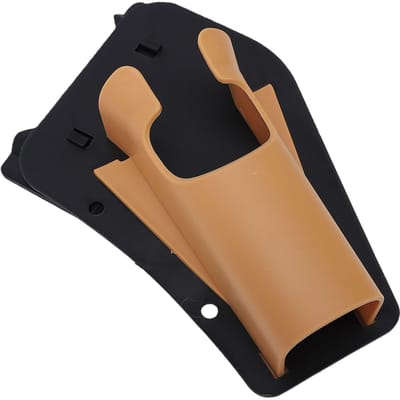 Vastehen Hengel Holster Plastic Riemclip Schuifbaar In Hengelhouder voor Buiten Vliegvissen Kustvissen Zwart