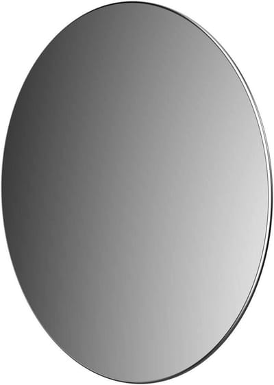 Zelfklevende Spiegel - Randloze Spiegel - Make-up Aanbrengen - 5x Vergroting - Ø 15 cm - Zilver