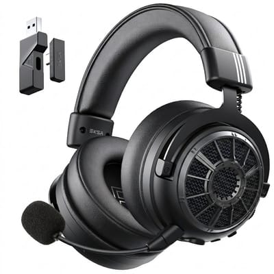 Gaming Headset Draadloos 7.1 Surround Sound – PS5 PC Xbox Switch - Met Microfoon – 100u Batterij – EKSA StarEngine Pro