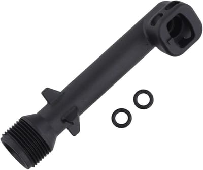 Hogedrukreiniger Connector - Elleboog Pijp - Reiniging Buiten - Snelle Installatie - 15 x 10 x 5 cm - Zwart
