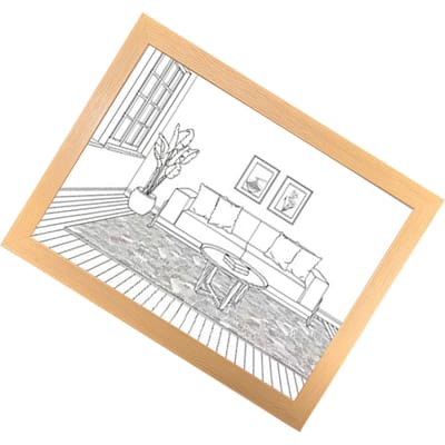 Verlichting Schilderij Decoratie 3 Kleuren Lichtgevend LED Lichtgevend Schilderij USB Aangedreven Moderne Minimalistische Kunst Schaduw Gloeiend white