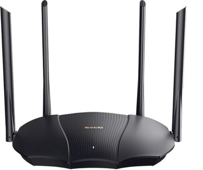 DrPhone AXR6 – WiFi 6 Router – AX3000 Gigabit – WPA3 - Gaming Router Met Mobiele App – Lagg Free - 1.6 GHz CPU - 3 Gigabit LAN-poorten, OFDMA+MU-MIMO, ouderlijk toezicht - Zwart