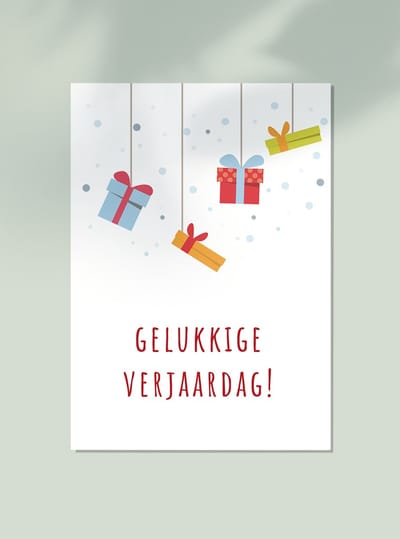 Verjaardagskaarten - feestelijke wenskaarten - 20 stuks - allerlei - goedkoop - ecologisch papier