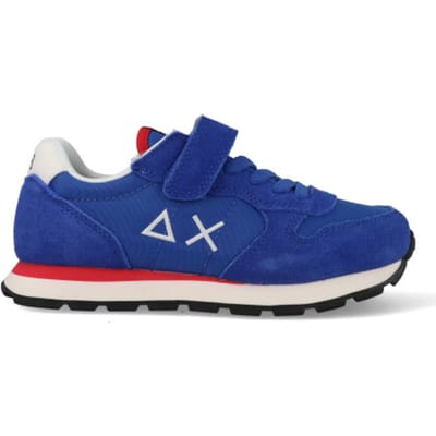 Sun68 Boys Tom Solid Sneakers - Jongens - Blauw - Maat 30