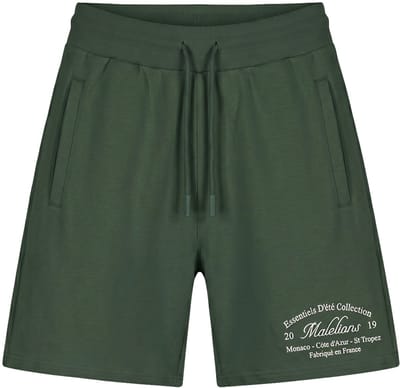 Malelions marina short in de kleur groen.