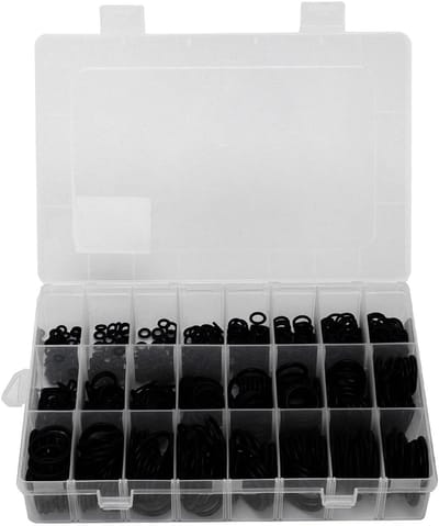 Dailygoods- O-ring Set 740 Stuks - Nitrilrubber Afdichtringen - Afdichtingen voor Machines - Automobiles - Landbouwmachines - Diverse Afmetingen