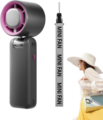 VHV - Handventilator - mini handventilator usb oplaadbaar - USB oplaadbaar, opvouwbaar - voor reizen, festival, make-up