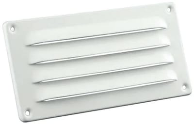 Schoepenrooster wit 180 x 90 mm