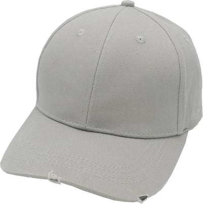 Lauren Rose - Plain - Grijs - Strapback Pet - Fashion Fit - One Size - Grey