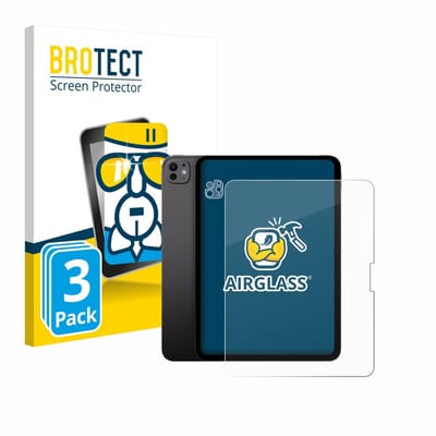 Screenprotector 3 Stuks voor Apple iPad Pro 13" 2025 (Voor+Camera) Beschermglas transparant