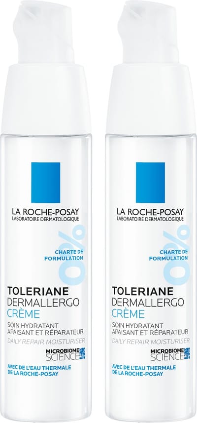 La Roche-Posay Toleriane Dermallergo Gezichtscrème - Intensief Kalmerende Verzorging - voor een Gevoelige Huid - Voordeel bundel 2x 40ml