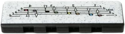 Kinderharmonica - Mondharmonica - Muziek Leren - 8 Stemmen - Octaaf Bereik - Zwart Wit
