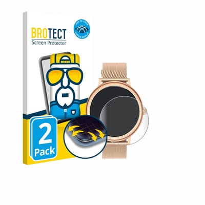 BROTECT - Screenprotector voor Ruxingx AK98 1.19" - Folie Beschermfolie transparant volledig dekking - 2 Stuks