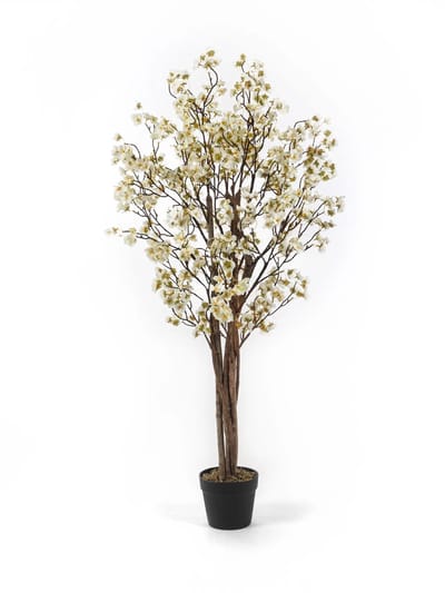 Kunst Bloesemboom Wit | 120cm | Kunst Kersenbloesem & Appelbloesem Boom – Luxe Kunstboom met Bloemen – Realistische Kunstplant – Onderhoudsvrij