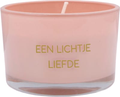MY FLAME - Sojakaars met waxfiguurtje - EEN LICHTJE LIEFDE - Green Tea Time - Branduren: 25u