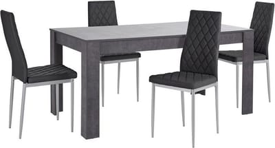 Lynn&Brooke-Eetset - 160 cm - Zwart