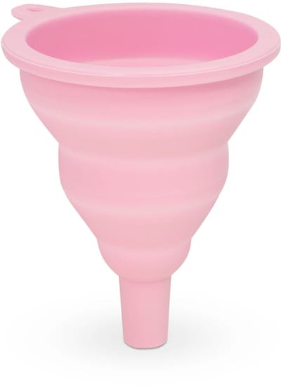Opvouwbare Siliconen Trechter – Compacte Keukentrechter Van Flexibel Silicone – Ruimtebesparend Ontwerp – Ø 8 cm × 10 cm – Geschikt Voor Keuken- En Huishoudelijk Gebruik [10901PK]