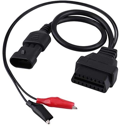 Allecto - 3 Pin OBD Diagnosekabel - Diagnose Tools - Stabiele eigenschappen - 3-polig - OBD2 Adapter - Geschikt voor Alfa - Professionele productie