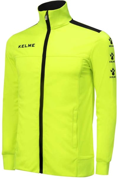 Kelme Lince Sweatshirt Met Rits Geel 8 Years Kinderen