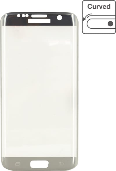 Mobilize Screenprotector geschikt voor Samsung Galaxy S7 Edge Glazen | Mobilize Premium Screenprotector - Zilver
